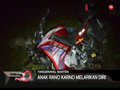 Anak Rano Karno terlibat tabrakan beruntun di jalan menuju bandara Soetta - iNews Pagi 10/03