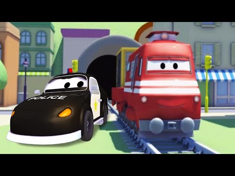 Trenuletul Troy si Matt Opreste un Vitezoman | Masini si camioane, desene pentru copii