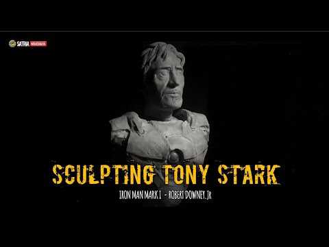 Sculpting Iron Man Mark I 2008 Tony Stark - Robert Downey.Jr ( Timelapse )
