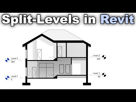 Split levels in Revit Tutorial