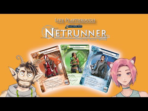 Android: Netrunner | Revised Core Set Live Board Game Playthrough