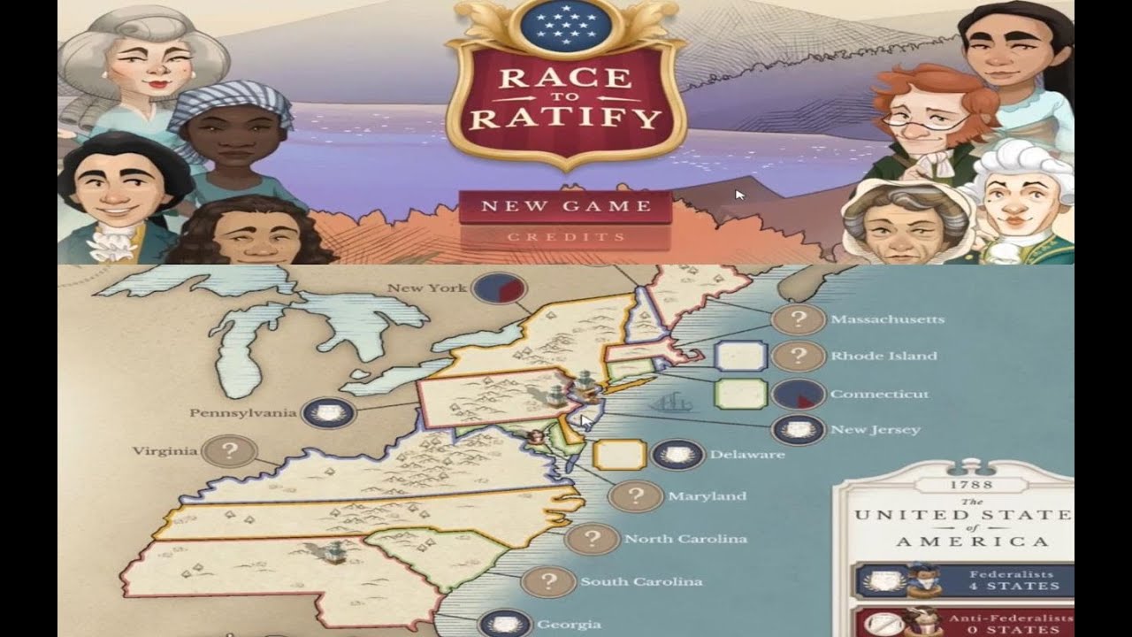 Race to Ratify -- 4th of July game on Ratification of the Constitution