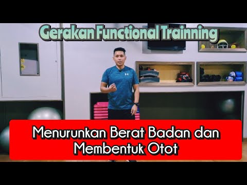 Melakukan Gerakan Functional Training dengan Tambahan Dumbbell #functionaltraining #workout #gym