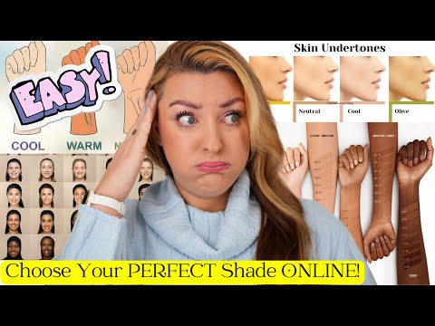 THE ULTIMATE GUIDE TO CHOOSING YOUR FOUNDATION SHADE ONLINE | Get It Right EVERY Time!