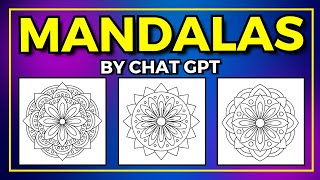 How to Create Custom Mandala Coloring Pages with ChatGPT