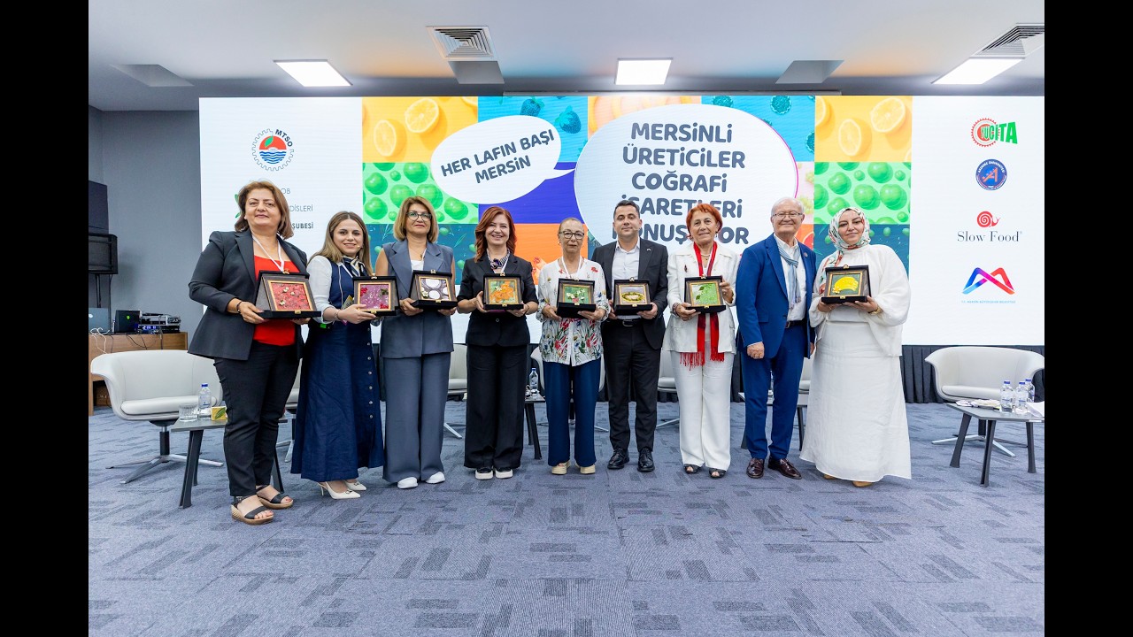 MERSİNLİ ÜRETİCİLER COĞRAFİ İŞARETLERİN GÜCÜNÜ KONUŞTU