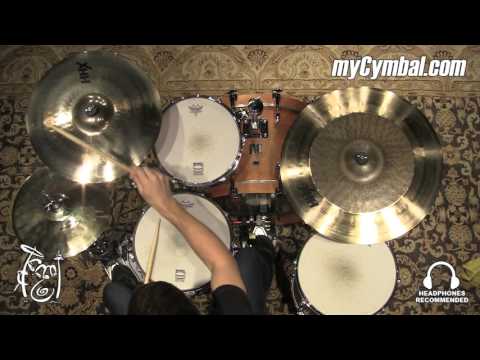 Sabian 18" HHX Evolution Crash Cymbal - Brilliant - 1214g (11806XEB-1101415L)