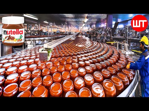 So wird NUTELLA in der Fabrik hergestellt | Lebensmittelfabrik