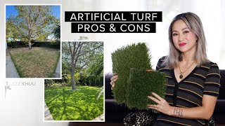 ARTIFICIAL TURF PROS AND CONS | How to Pick the Right Synthetic Grass for Your Home | Julie Khuu