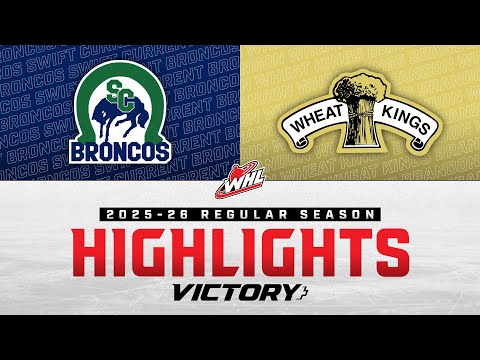 Swift Current Broncos at Brandon Wheat Kings 10/12 I WHL Highlights 2025-26