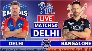 Delhi Capitals v Royal Challengers Bangalore Live | DC vs RCB Live Scores & Commentary | 2nd Innings
