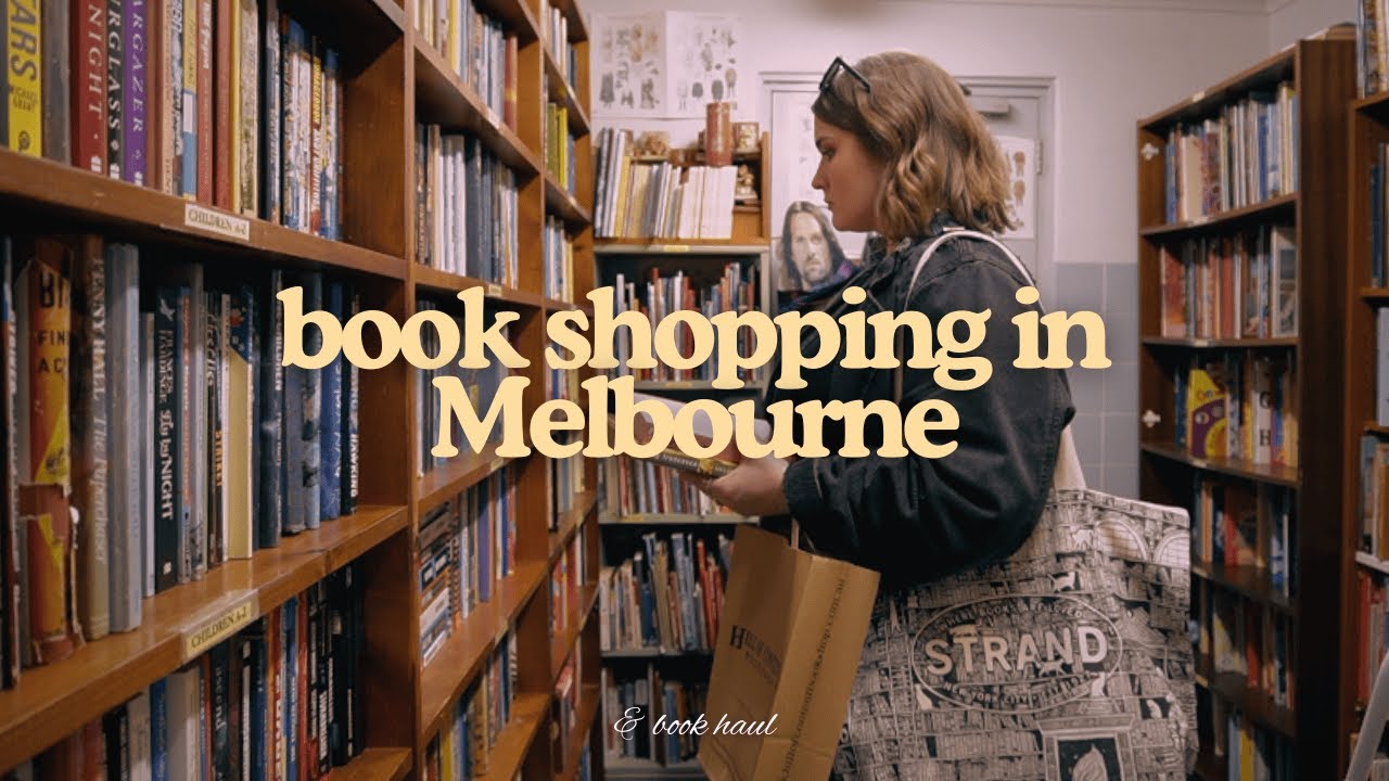 book shopping in Melbourne 📚🍜🩷 + book haul 🛍️