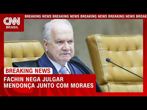 STF julgará suspeitas contra Mendonça no dia 23; Fachin nega julgamento conjunto com Moraes