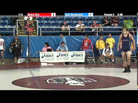 113 Henry Cox vs. Jack Bergeland