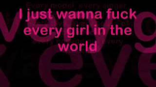 Every Girl-Young Money W/Lyrics on screen