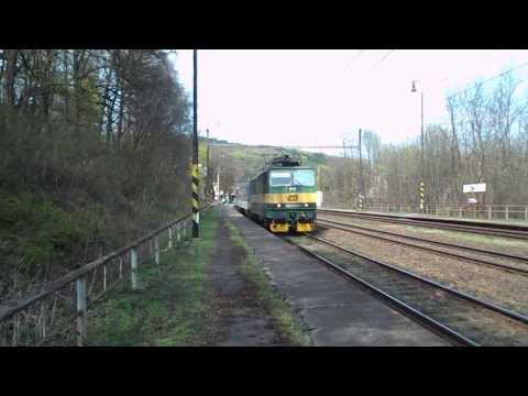 Odjezd vlaku Os 6818 (ČD 163.095) - Bílina kyselka, 23. 4. 2013