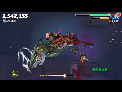 Most Gold Earned Using Kilt (Contest) Atomic Shark - Hungry Shark World