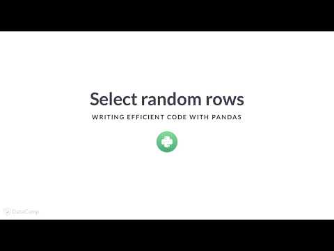 Python Tutorial Select Random Rows