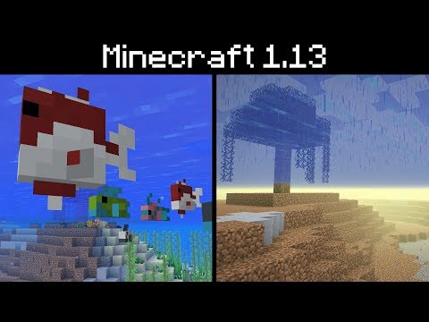 Minecraft 1.13 - Tropical Fish, Underwater Sounds and Visibility