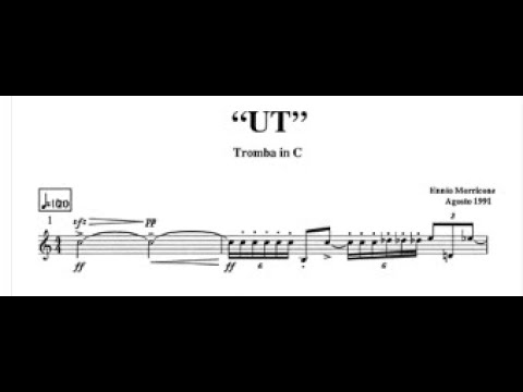 Ennio Morricone Ut per Tromba Timpani ed Archi