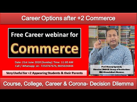 Career after +2 in Commerce- B.Com / CA / CS / BBA / Law - Course, College, Career - All Details