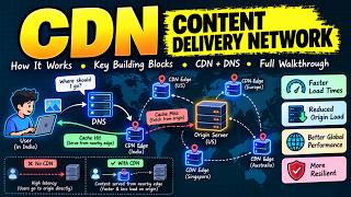 CDN Explained | How Content Delivery Networks Work + CDN & DNS