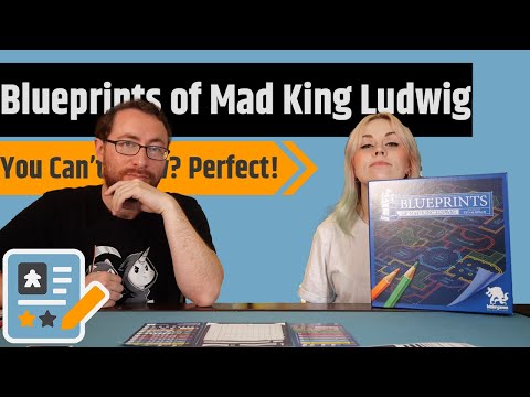 Blueprints of Mad King Ludwig Review - It's Chaos! The Rooms Are All Kinds Of Colors!