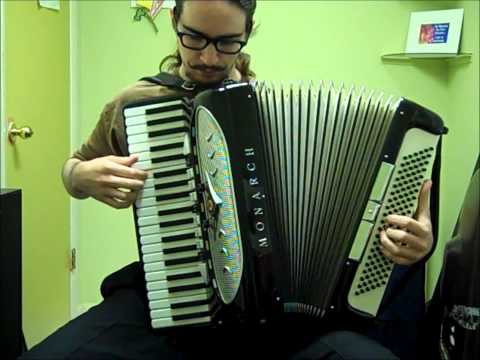 Song of Storms on accordion for ten minutes
