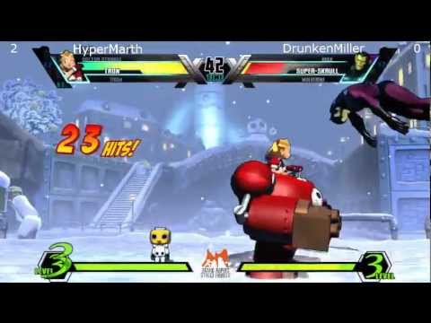 UMvC3 HyperMarth vs DrunkenMiller - GRAPSF Saturday Series 1