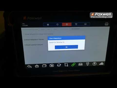 Foxwell GT60 Plus do TPS Reset on BMW 7 Series F02