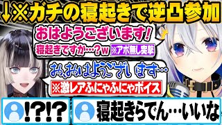 ガチの激レア寝起きふにゃふにゃボイスで逆凸に来てくれたらでんにパンツの色を教えてもらう天音かなたw【ホロライブ 切り抜き Vtuber 天音かなた 逆凸 桃鈴ねね 儒烏風亭らでん】