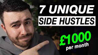 7 UNIQUE Side Hustle Ideas You Can Start TODAY | UK EDITION