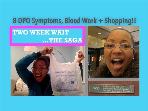 8 Days Post Ovulation | Intrauterine Insemination #3 Symptoms, Syringes and Shopping! | P4 testing Video