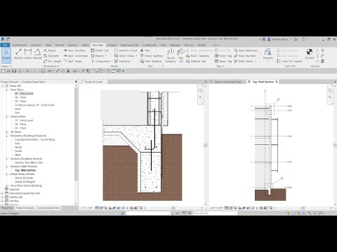 REVIT 2022 ARCHITECTURE LESSON 41: CREATE DETAIL VIEW