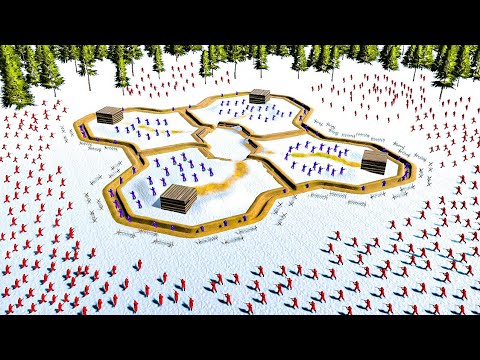 Trench Defense But I'M SURROUNDED BY ENEMIES in Ravenfield