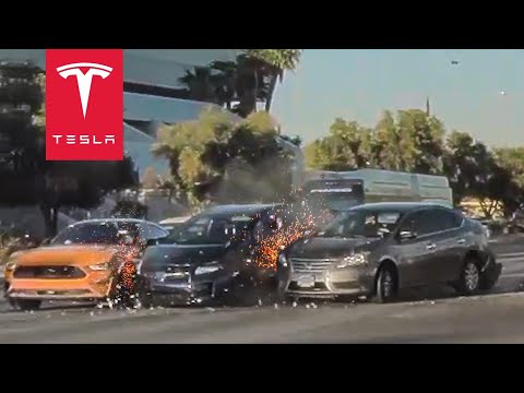 CAR THIEF CRASH BRAND NEW MUSTANG | TESLACAM STORIES 147