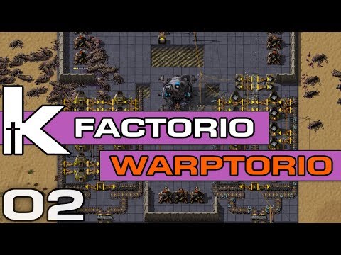 Factorio 0.17 | Warptorio Mod Ep 02 | Setting up Portable Smelting
