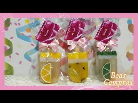 Sabonete Picolé Artesanal Lembrancinha Aniversário Pool Party Festa Tropical Casamento Praia
