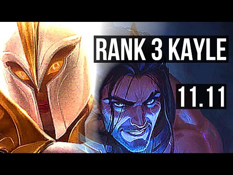 KAYLE vs SYLAS (MID) | Rank 3 Kayle, 2.9M mastery, Legendary, 400+ games | EUW Challenger | v11.11