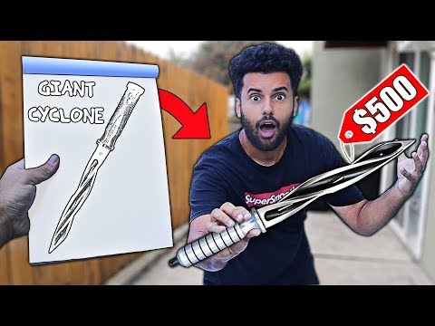 Whatever WEAPON You Draw, I'll Buy it CHALLENGE!! *TWISTED BLADE* Video