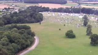 preview picture of video 'helicopter ride part 2 stradbally steam rally 2010'