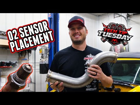 O2 sensor placement in a turbo downpipe! Tech Tip Tuesday