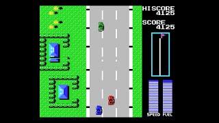MSX Game: Road Fighter (1985 Konami)