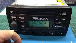 Ford 6000CD ‘LOCKED’ how to reset