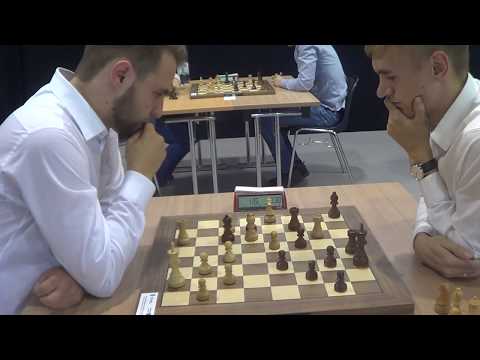 GM Nikita Meshkovs - GM Toms Kantans, Andersen opening 1.b3