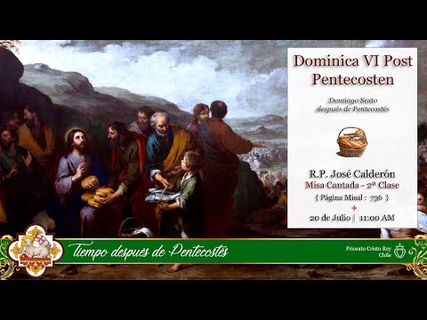 Dominica VI Post Pentecosten - Domingo VI Después de Pentecostés - Julio 20, 2025