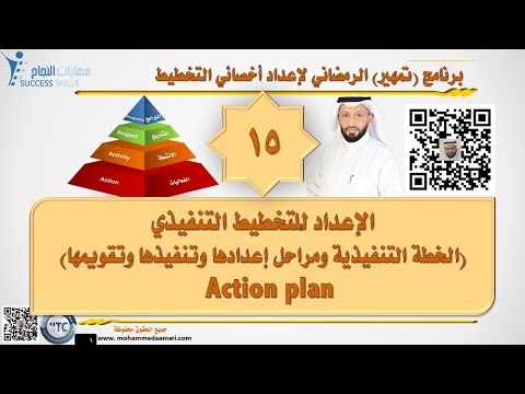 التخطيط التنفيذي  Action plan مع د. محمد العامري