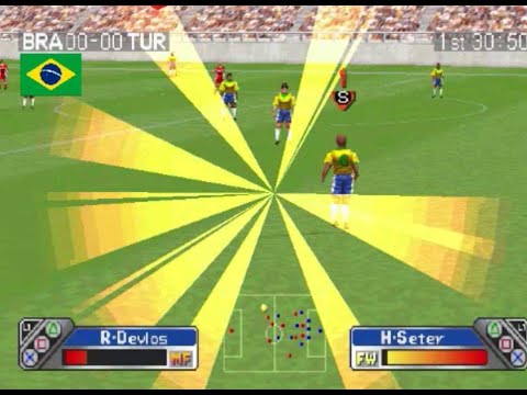 ALL SKILL - SUPER SHOT SOCCER #PART1 (PS1 CLASSIC)