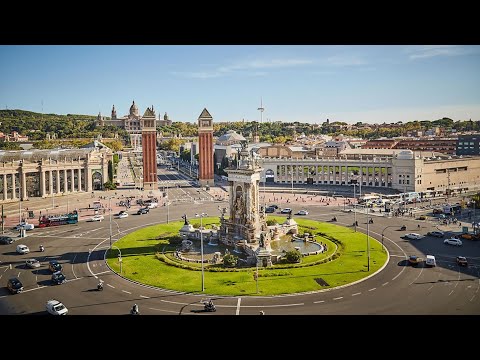 Visite a Praça da Catalunha e a Praça d Espanya Barcelona🇪🇸