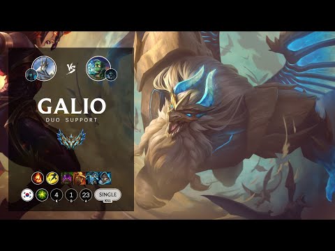 Galio Support vs Amumu - KR Challenger Patch 12.19